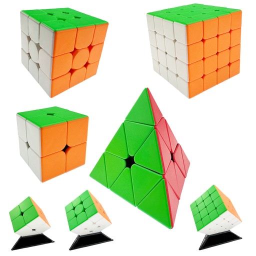 KOSTKA MoYu ZESTAW 2x2 3x3 4x4 Piramida SZYBKA