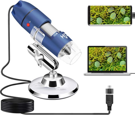 Cainda 2560 x 1440P 2K USB mikroskop aparat do Android, Windows