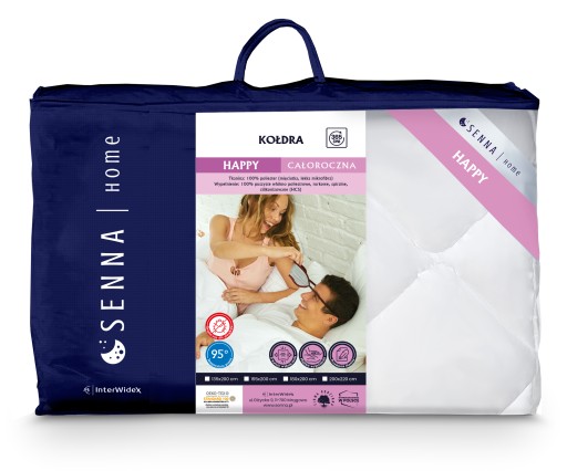 KOŁDRA INTER-WIDEX HAPPY CAŁOROCZNA 155x200 JAKOŚĆ