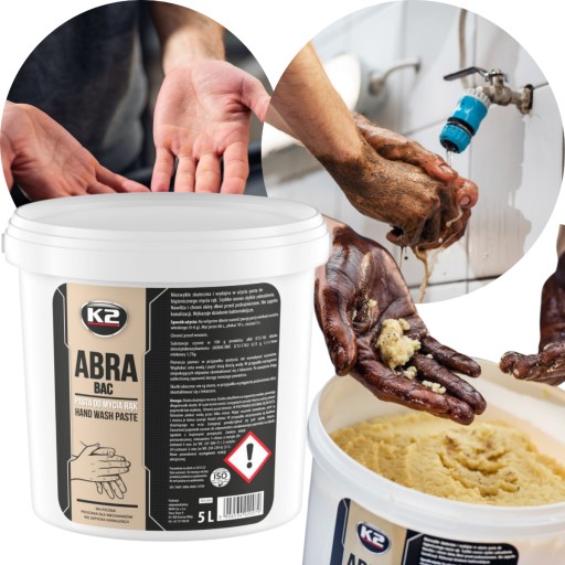 Pasta BHP do mycia rąk K2 Abra Bac 5L