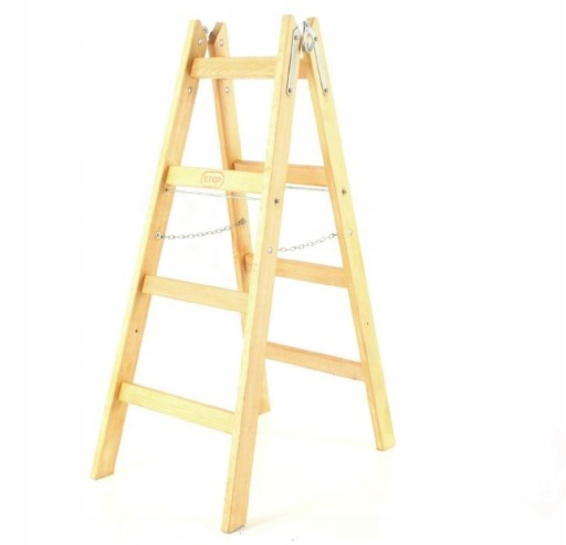 DRABINA DREWNIANA MALARSKA DWUSTRONNA 2x4 BEST