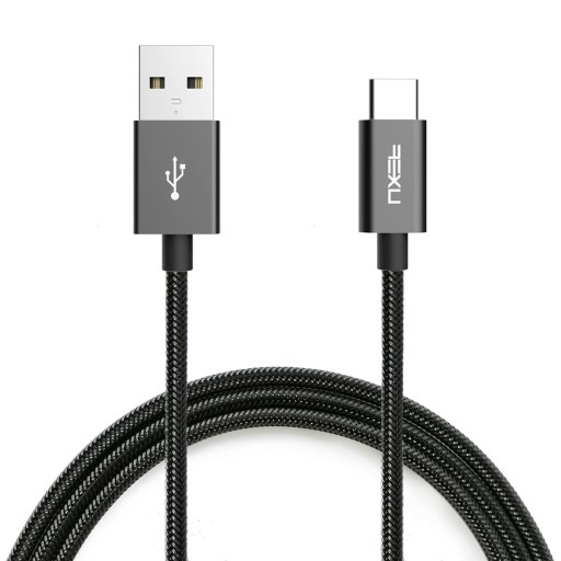 Pleciony Kabel USB-C USB 3 m oplot 3A