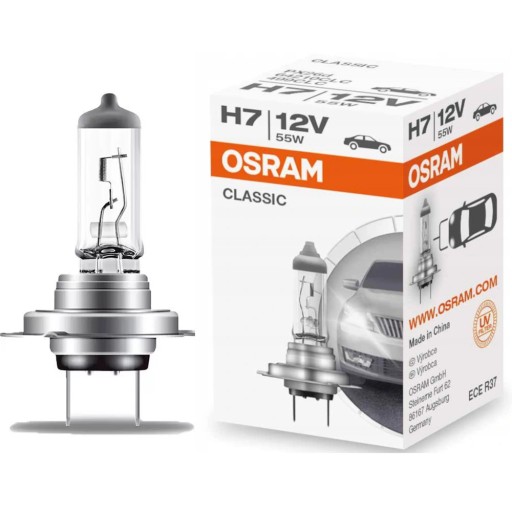 Żarówka Halogenowa OSRAM Classic H7 12V 55W PX26d