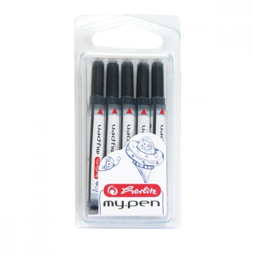 Naboje do pióra wiecznego Herlitz my.pen 5 szt.