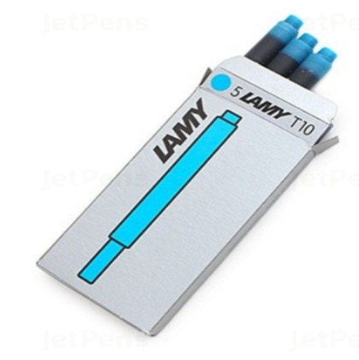 Naboje do pióra Lamy T10 turkusowe 5 sztuk w kartoniku
