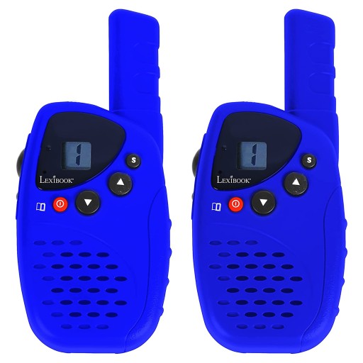 Lexibook Krótkofalówki walkie talkie cyfrowe z ładowarką, zasięg do 5 km
