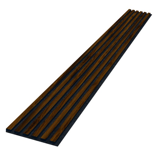 LAMELE 3D NA FILCU AKUSTYCZNE 270x30 ORZECH