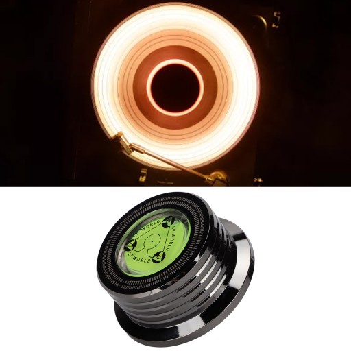 DOCISK GRAMOFONOWY STABILIZATOR PŁYTY WINYLOWEJ