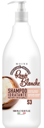 Renee Blanche Moine Szampon do włosów z masłem shea 1000ml
