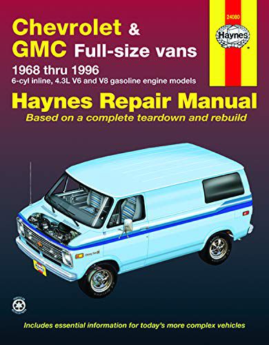 CHEVROLET AND GMC FULL-SIZE VANS 1968 THRU 1996 -