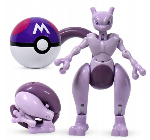 Pokeball Pokemon Go + Figurka Składana Mewtwo