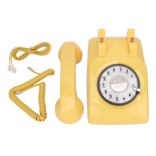Retro obrotowy telefon z tarczą klasyczna