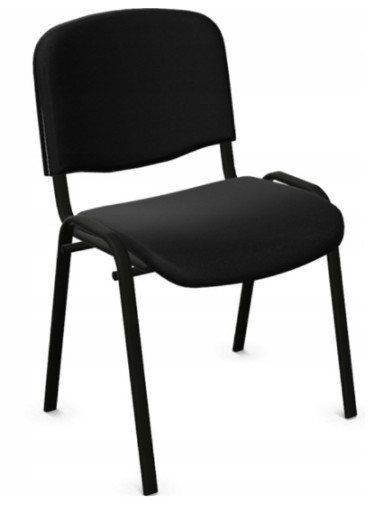 KRZESŁO konferencyjne ISO Black C11 CZARNE 