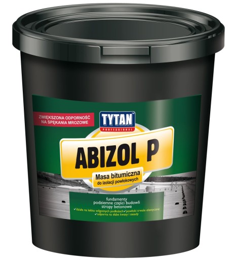 Masa bitumiczna do izolacji powłokowych Abizol P 9 kg TYTAN PROFESSIONAL
