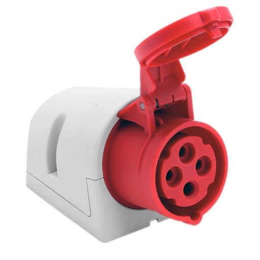 PCE GNIAZDO SIŁOWE STAŁE IP44 32A 4P 400V 124-6