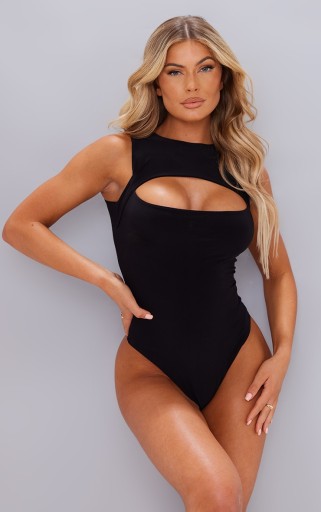 PRETTYLITTLETHING ELEGANCKIE BODY NA GRUBYCH RAMIACZKACH R.44 C158113