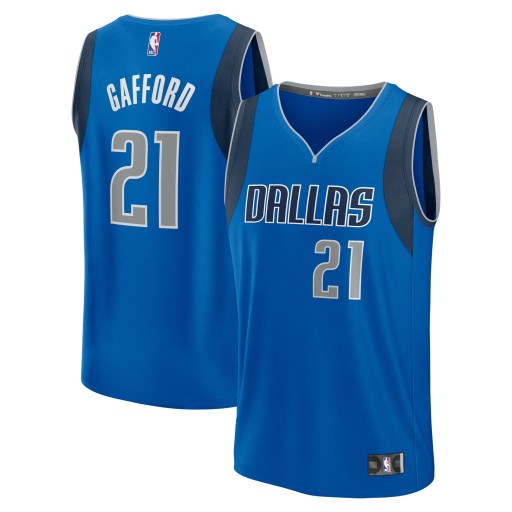 Youth Blue Dallas Mavericks Fast Break Player Jersey