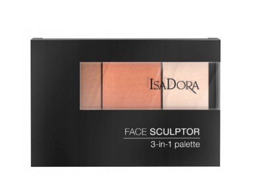 IsaDora Face Sculptor 3-in-1 Palette paleta modelująca 61 Classic Nude 12g.