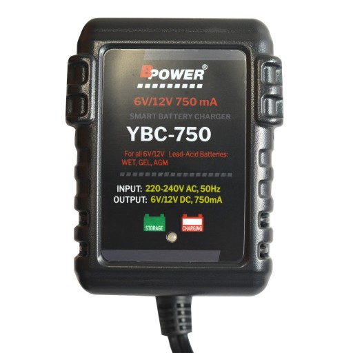 BPOWER YBC 750 6V 12V 750mA ładowarka automatyczna