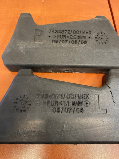 BMW G05 Izolacja dźwiękowa słupka B