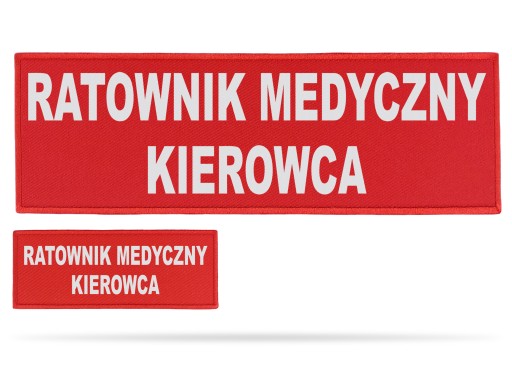 ZESTAW NASZYWEK RATOWNIK MEDYCZNY KIEROWCA ODBLASK