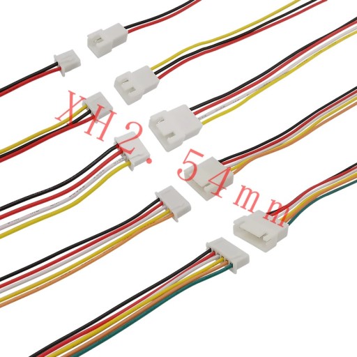 Przewód Złącze JST XH 2.54 3PIN komplet M+Ż 2x20cm