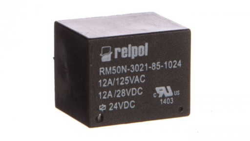 Przekaźnik miniaturowy 1Z 12A 24V DC PCB