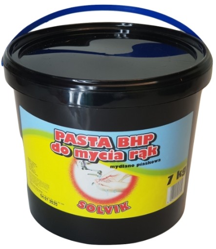 PASTA BHP DO MYCIA RĄK SOLVIK MYDLANO PIASKOWA 7kg