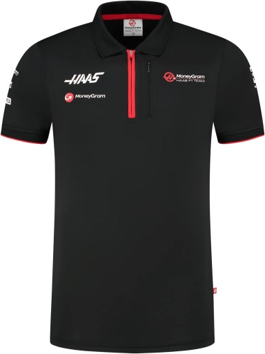MĘSKA KOSZULKA POLO HAAS RACING F1 2023 TEAM