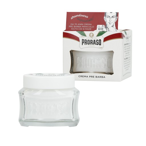 PRORASO WHITE ŁAGODZĄCY KREM PRZED GOLENIEM 100ML