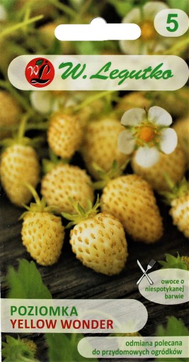 Poziomka Yellow Wonder nasiona 0,1g