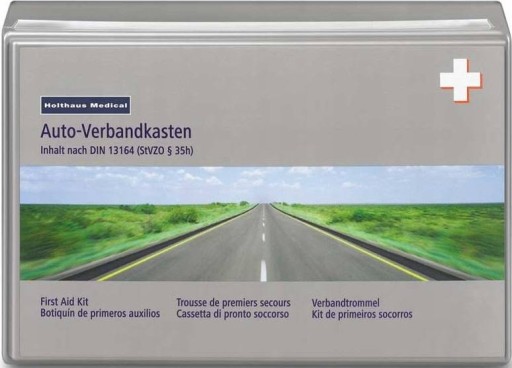 Apteczka samochodowa KRAMP plastikowe opakowanie