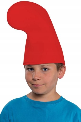 CZAPKA SMERF CZERWONA PAPA SMERF KRASNAL CC211
