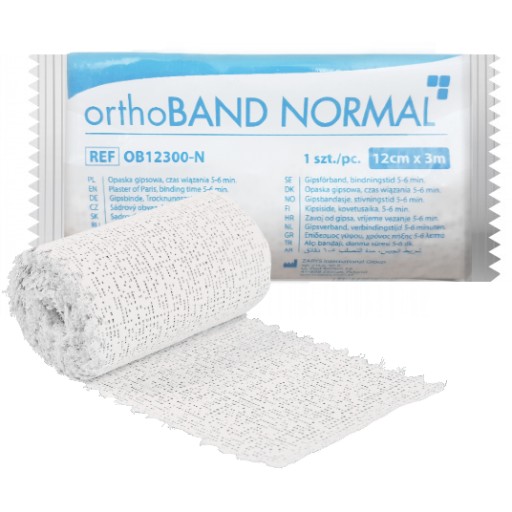 OrthoBAND NORMAL OPASKA GIPSOWA GIPS ROLKA 12cmx3m