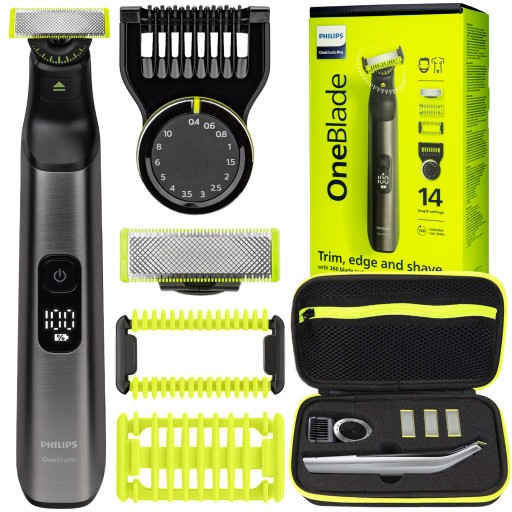GOLARKA PHILIPS ONEBLADE PRO QP6551/15 ZESTAW ETUI