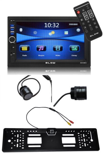 RADIO SAMOCHODOWE BLOW AVH-9810 2DIN 7 SD USB MP3