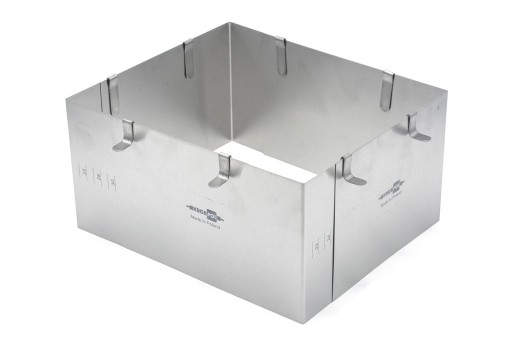 RANT TORTU REGULOWANY TORTOWNICA FORMA PROSTOKĄT 8 Spinek 20x24cm 38x46cm