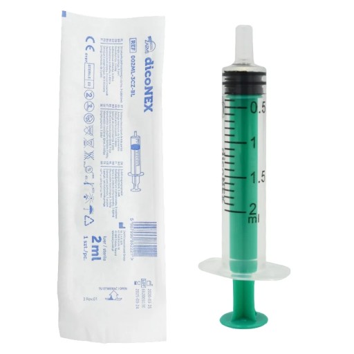 Strzykawka 3-części DicoNex Luer 2 ml 100 szt.