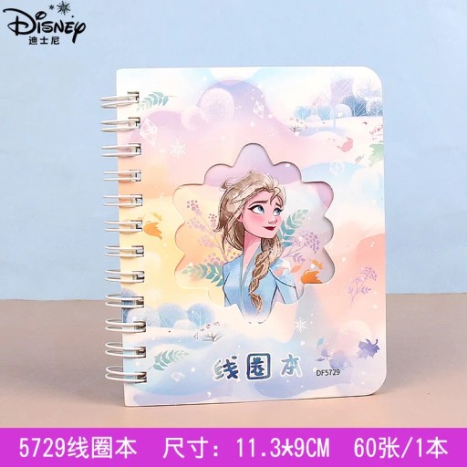 Disney Mini Coil Book Girl Cute Children's Ice And