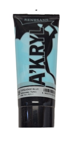 FARBA AKRYLOWA A'KRYL -200 ML RENESANS - TURKUS - NR 39