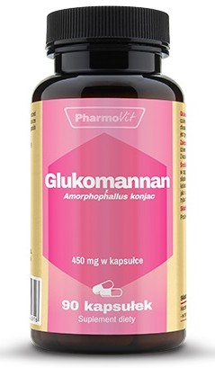 PHARMOVIT GLUKOMANNAN DZIWIDŁO HAMUJE APETYT 90k
