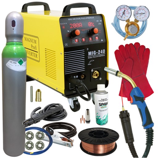 Spawarka Migomat MIG MAG TIG MMA Magnum Puls 230V