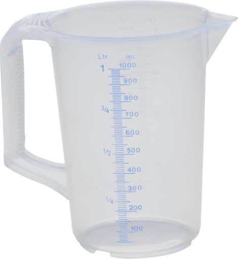 Dzbanek pojemnik z miarką plastikowy 1000ml / 1L
