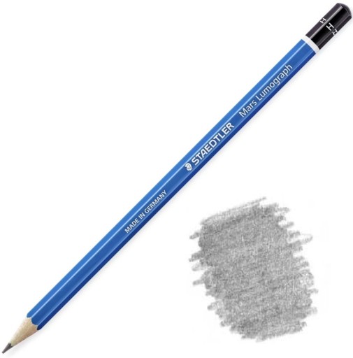 OŁÓWEK DO SZKICOWANIA rysunkowy sześciokątny Staedtler Mars Lumograph H