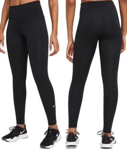 Legginsy damskie getry nike czarne rozmiar XL klasyczne sportowe