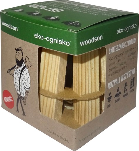 Eko Ognisko Podpałka Rozpałka Woodson 1-pak