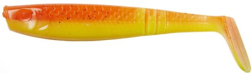 DAM Shad Paddle Tail 10cm UV ORANGE YELLOW