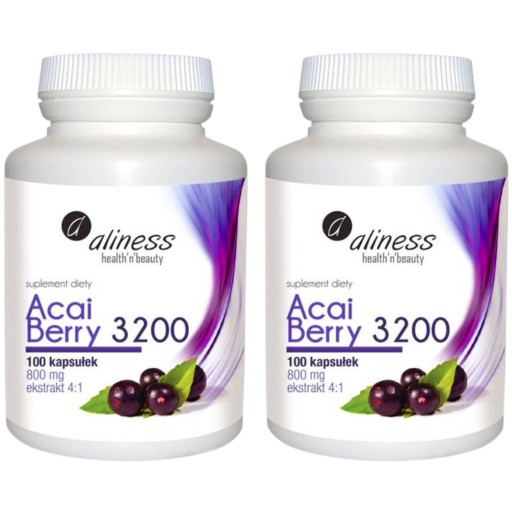 2xALINESS Acai Berry Chrom Acerola 100K