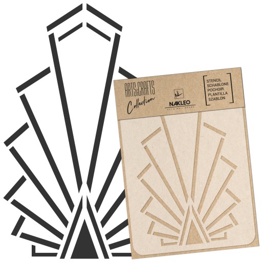 Szablon SCRAPBOOKING DIY A3 / BALUSTRADA ART DECO