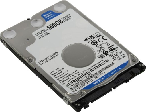 Dysk twardy Western Digital WD Blue WD5000LPZX 500GB SATA III 2,5